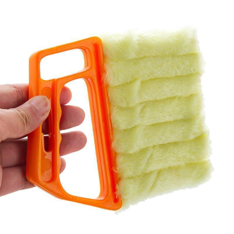 Blind Curtains Cleaning Tool – Double-Sided Microfiber Duster for Louvers, Window Blinds, AC Vents | India Dealz