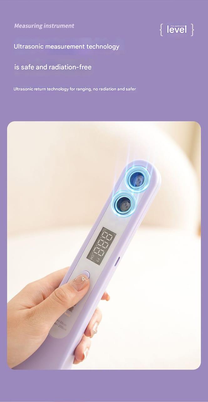 Smart Digital Height Measuring Device with LED Display for Kids & Adults – Rechargeable Ultrasonic Sensor