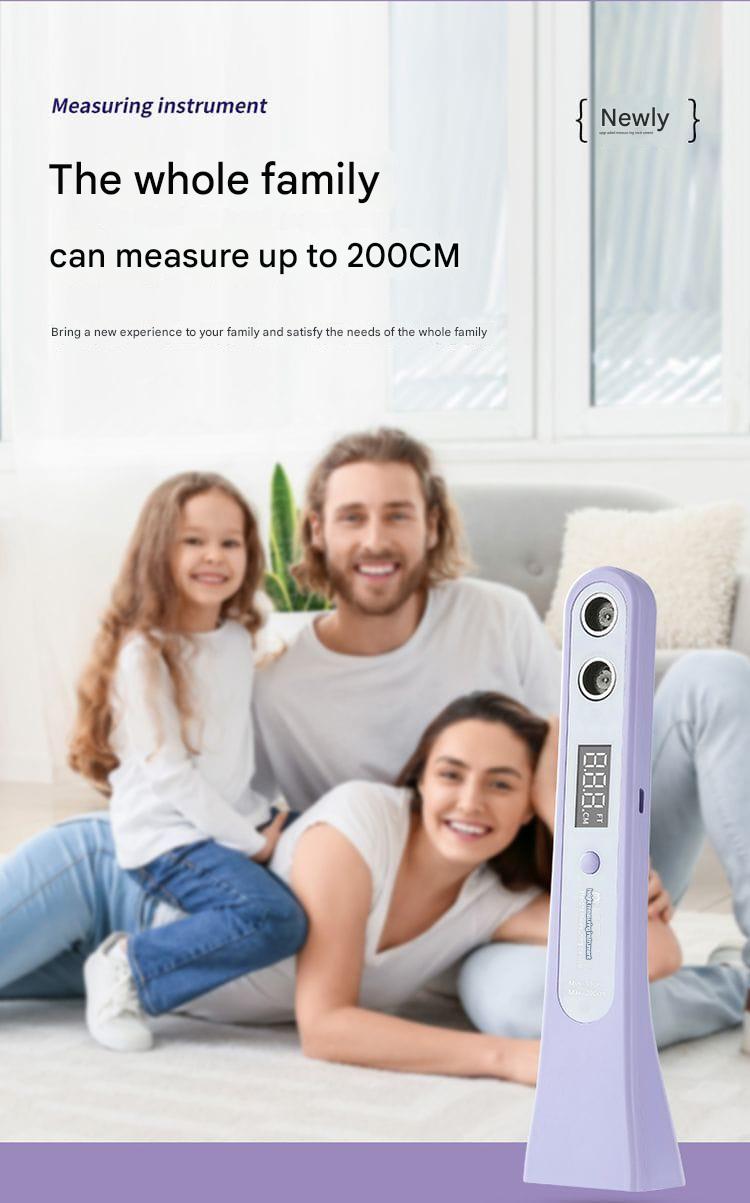 Smart Digital Height Measuring Device with LED Display for Kids & Adults – Rechargeable Ultrasonic Sensor
