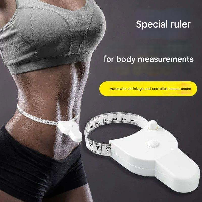 Automatic Body Measurement Tape with One-Click Rebound | Waist, Chest, Arm & Leg Measuring Tool – India Dealz
