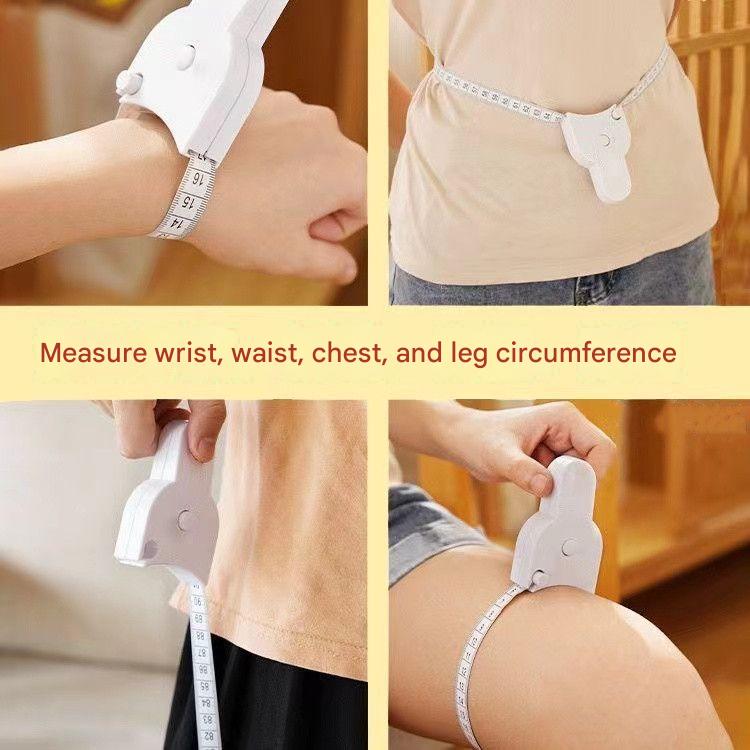 Automatic Body Measurement Tape with One-Click Rebound | Waist, Chest, Arm & Leg Measuring Tool – India Dealz