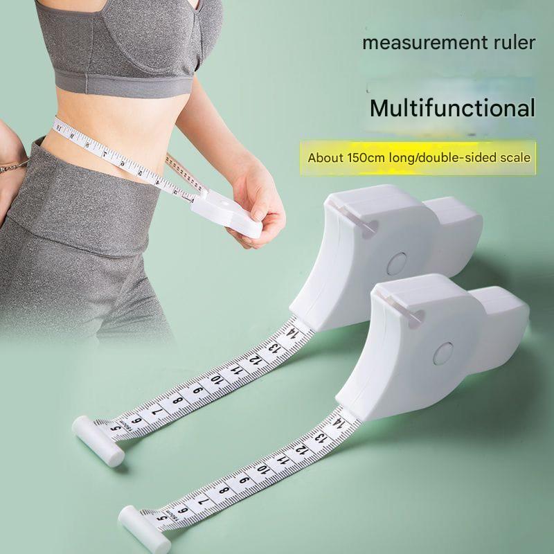 Automatic Body Measurement Tape with One-Click Rebound | Waist, Chest, Arm & Leg Measuring Tool – India Dealz