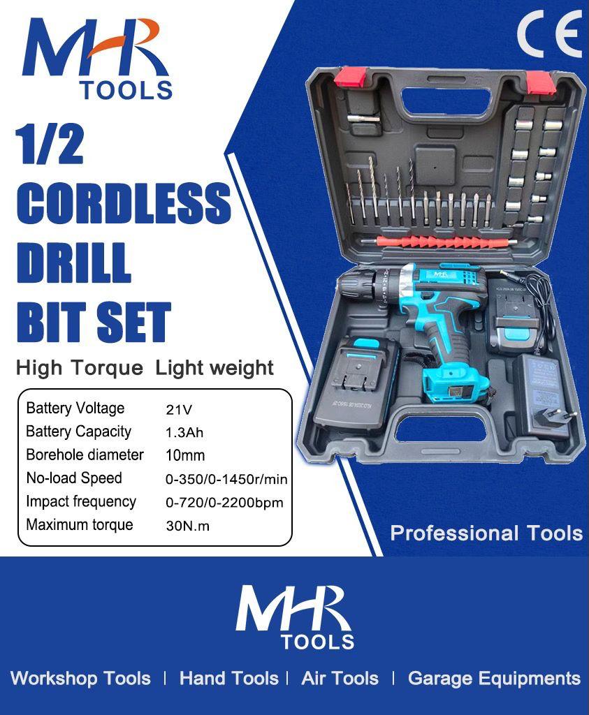 MHR 1/2 Cordless Drill Bit Set