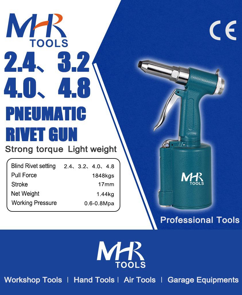 MHR Pneumatic Rivet Gun (2.4, 3.2, 4.0, 4.8)