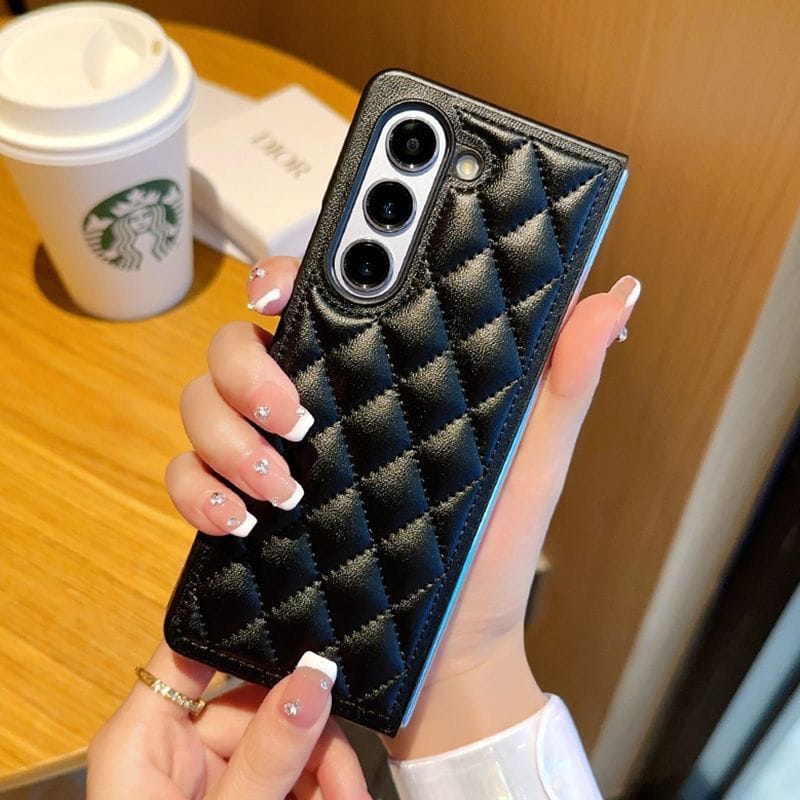 Luxury Quilted Leather Case