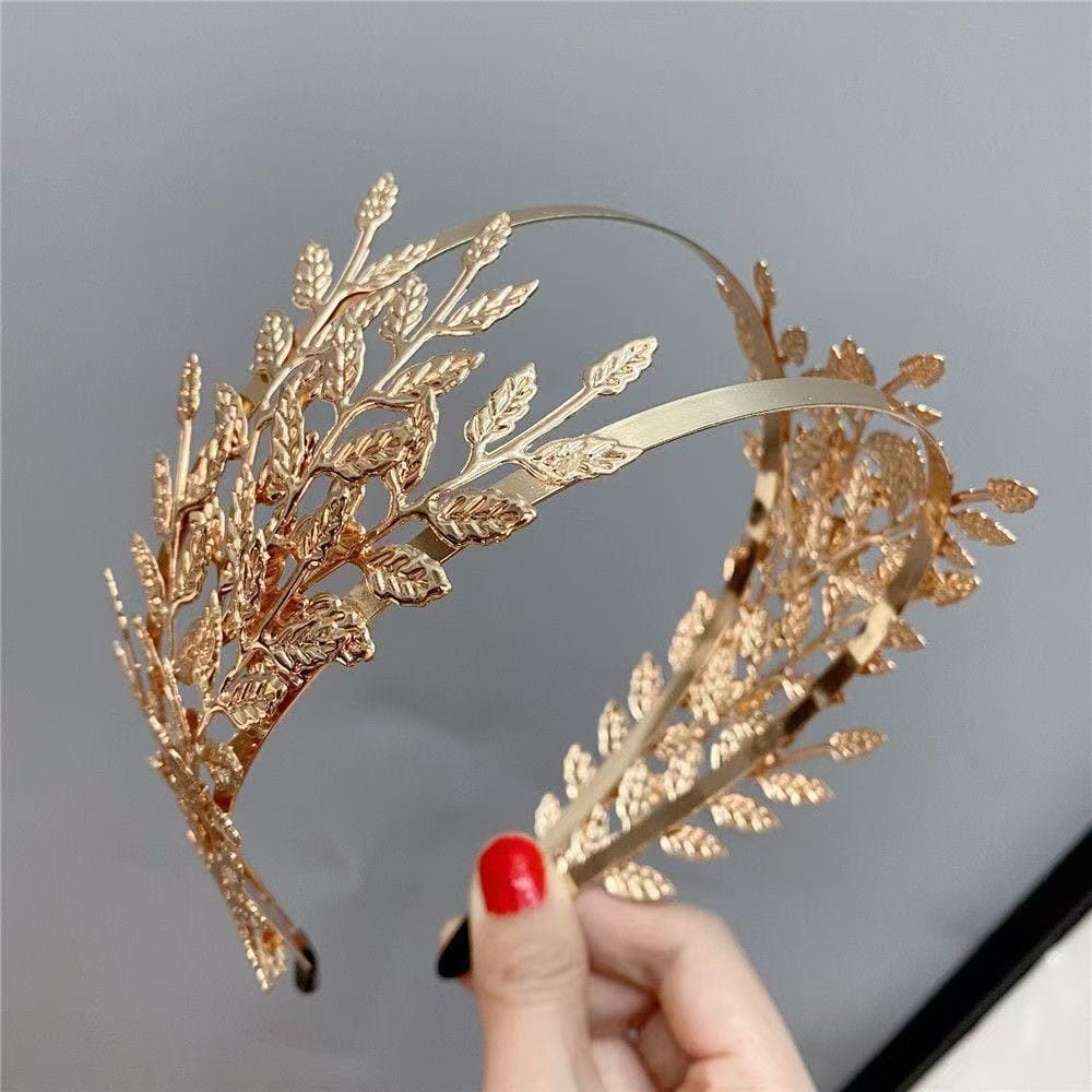 Aurelia Athena Golden Laurel Crown Hairband
