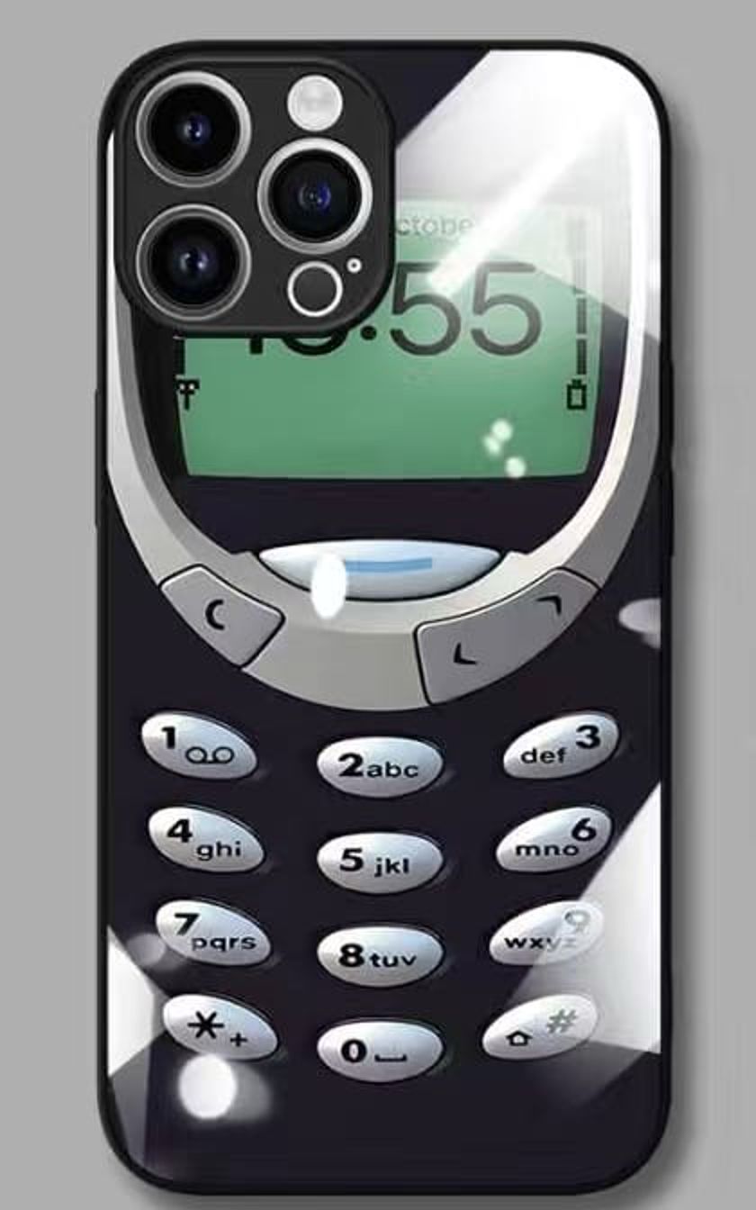 Retro keypad mobile phone style iPhone case