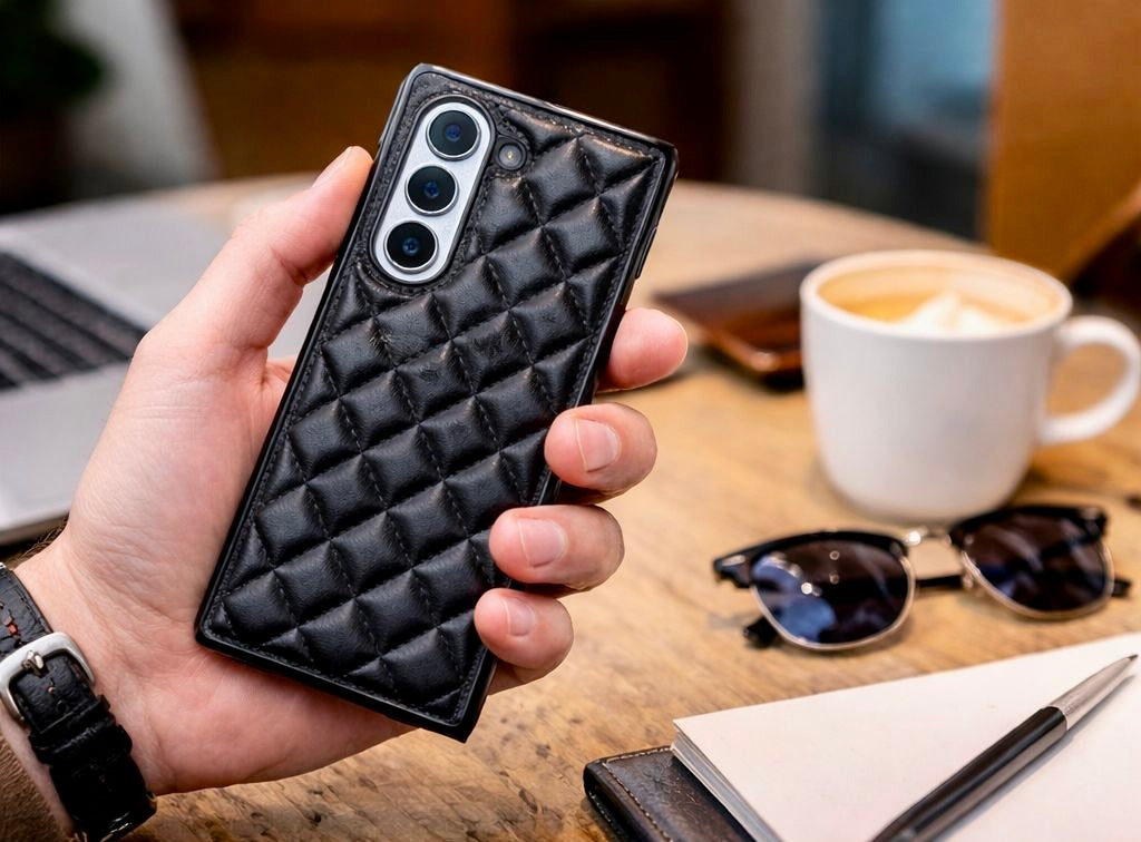 Luxury Quilted Leather Case