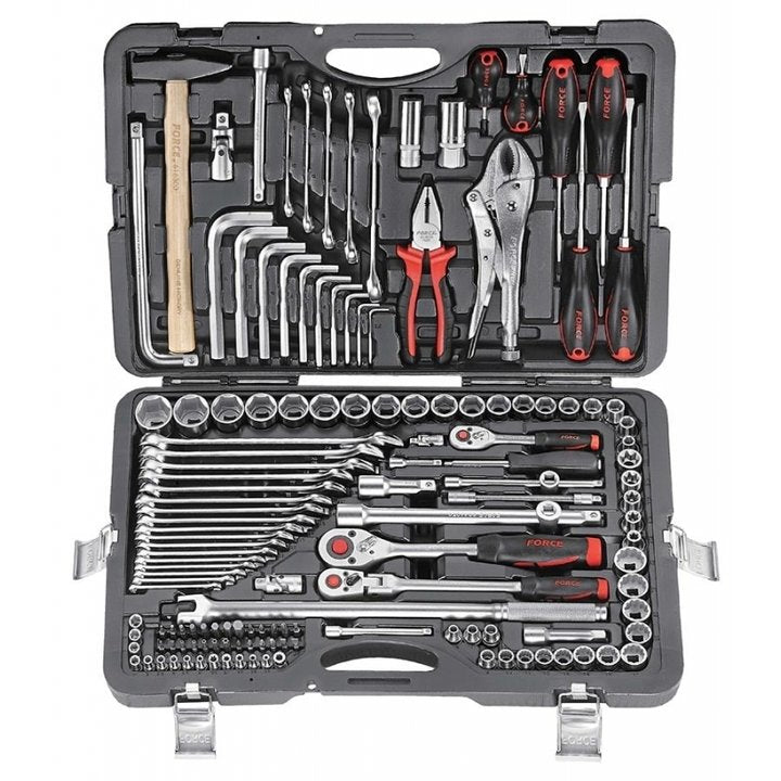 Force 142 pc 1/4" & 3/8" & 1/2" Combination Set (Code - 41421)