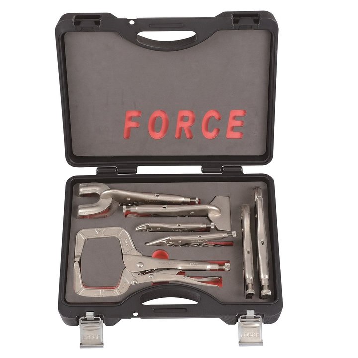 Force 7pc Locking Pliers & Clamp Set (Code - 50721)