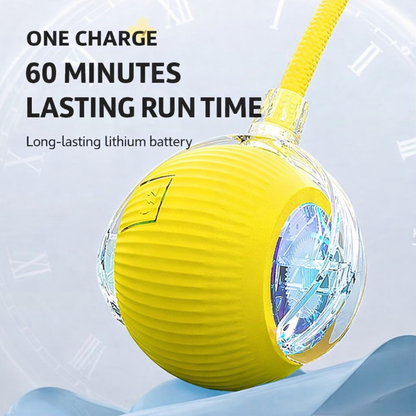 Smart Interactive Rolling Ball Toy for Cats & Dogs – USB Rechargeable, Self-Steering