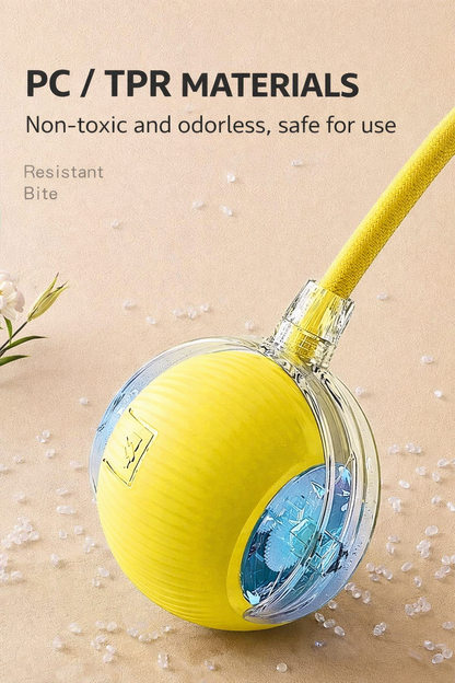 Smart Interactive Rolling Ball Toy for Cats & Dogs – USB Rechargeable, Self-Steering