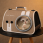 Portable Pet Carrier Bag with Space Capsule Window & Ventilation – Travel Pet Backpack for Cats & Small Dogs
