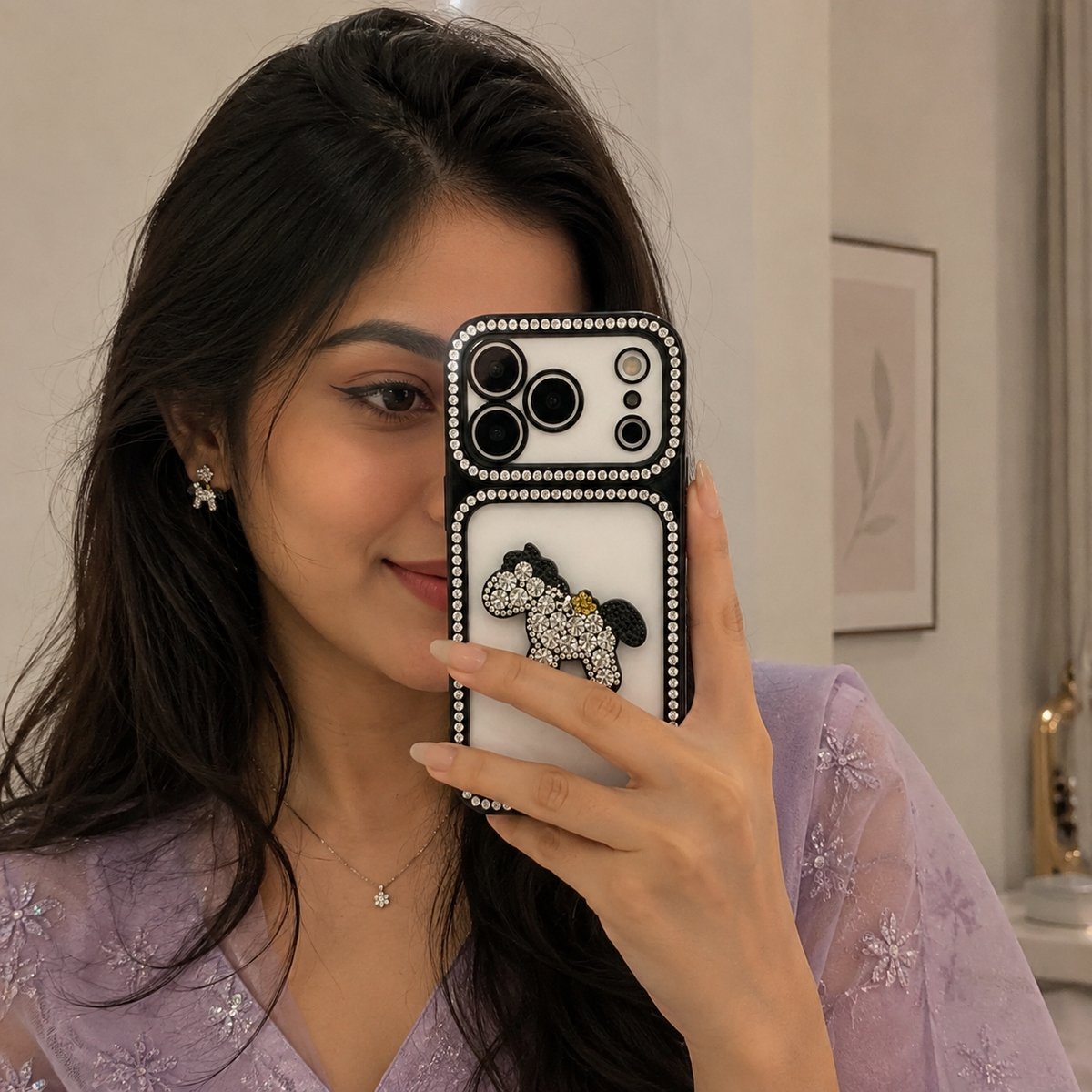 Celestia Crystal Pony Luxury Case For Iphone 17 Pro Max