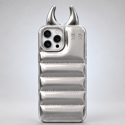 Luxury Devil Horn 3D Protective iPhone cover – Shockproof, Stylish & Unique Design