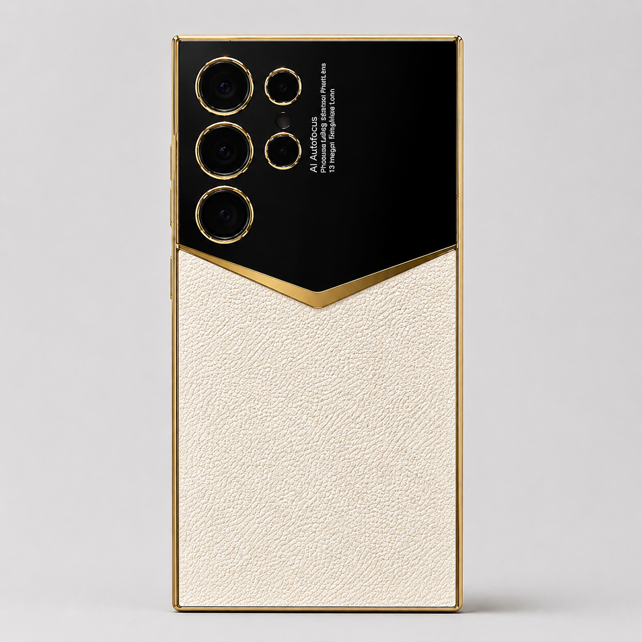 Ultra Luxe Leather Gold Edge Case
