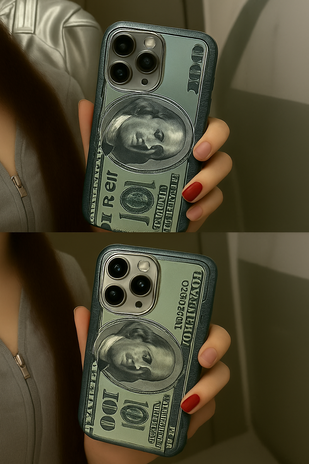 Dollar Bill Design iPhone Case – Compatible with iPhone | $100 Dollar Bill Design