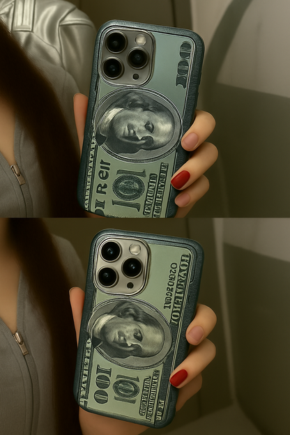 Dollar Bill Design iPhone Case – Compatible with iPhone | $100 Dollar Bill Design