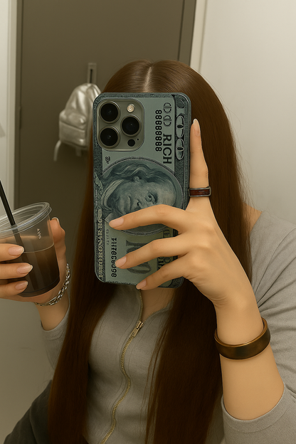 Dollar Bill Design iPhone Case – Compatible with iPhone | $100 Dollar Bill Design