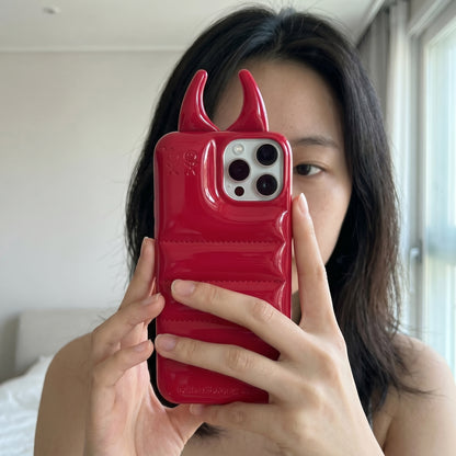 Luxury Devil Horn 3D Protective iPhone cover – Shockproof, Stylish & Unique Design