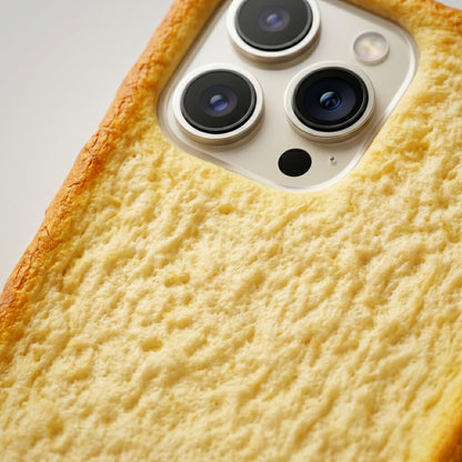 Funny Toast Bread iPhone Case | 3D Soft Silicone Food Cover for iPhone 14, 15, 16 Series