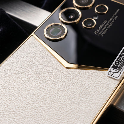 Ultra Luxe Leather Gold Edge Case