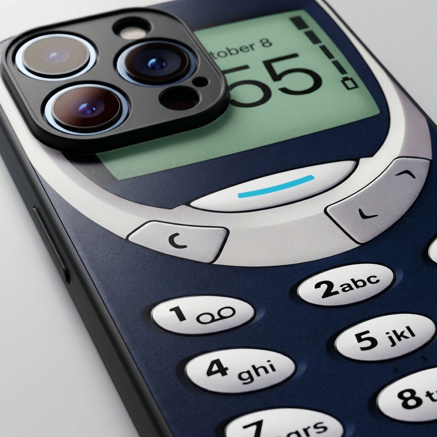 Retro Keypad Phone iPhone Case | Classic Mobile Design Cover for iPhone 14, 15, 16 Series