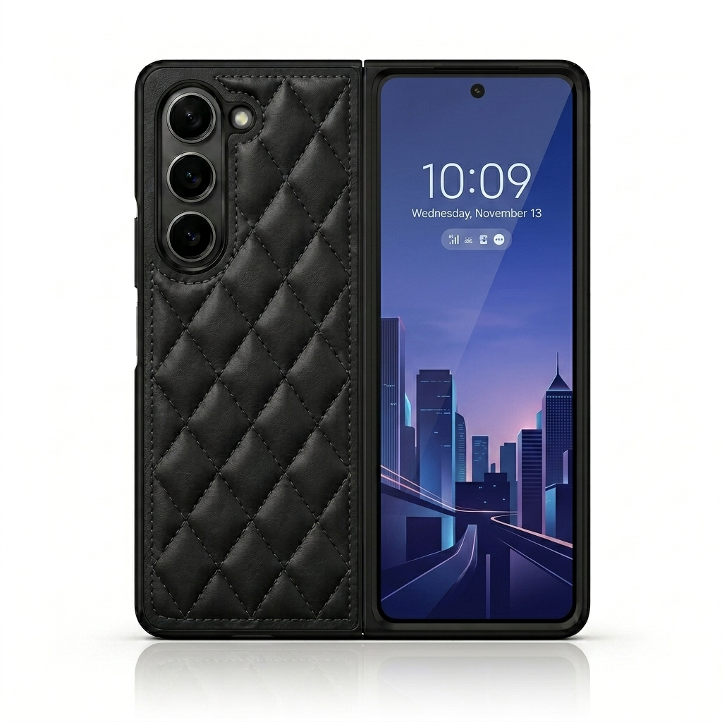 Luxury Quilted Leather Case