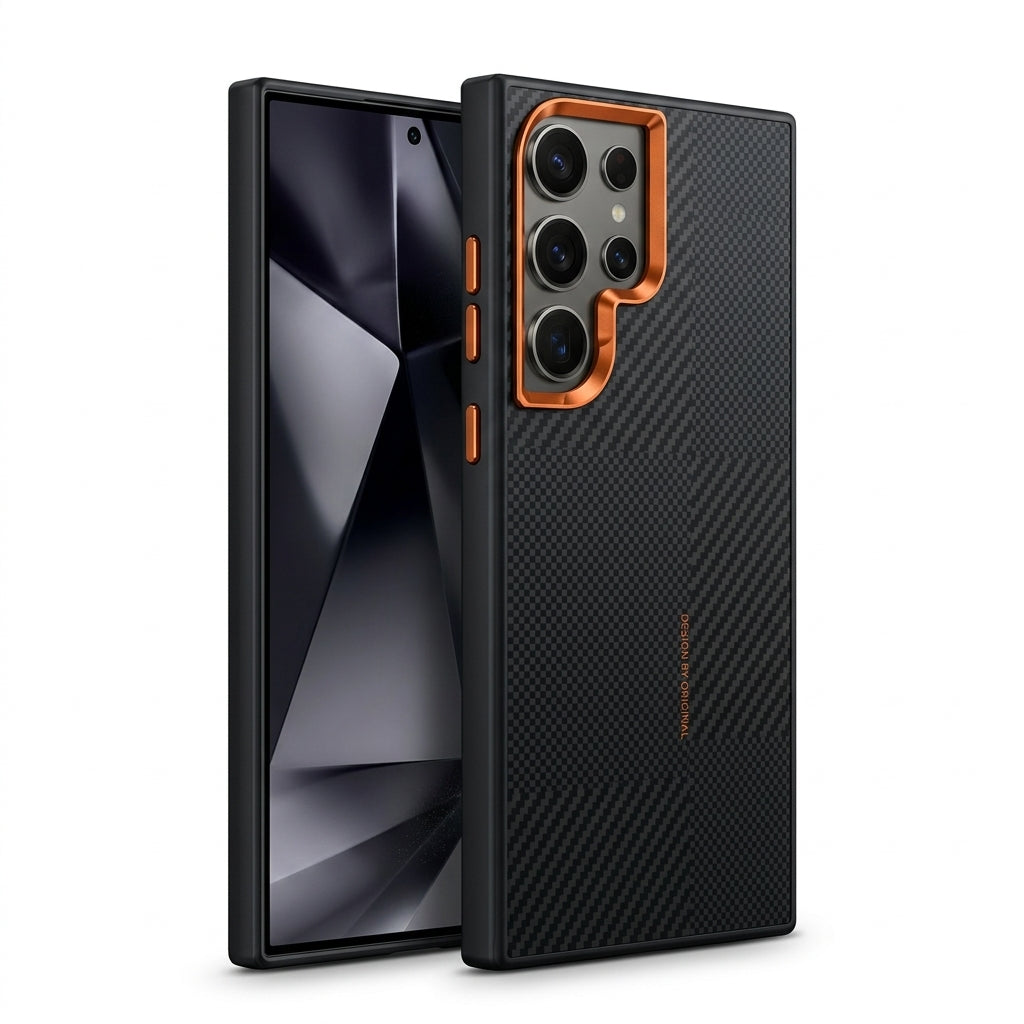 Carbon Luxe Armor Case for Samsung S Ultra