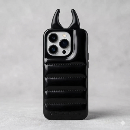 Luxury Devil Horn 3D Protective iPhone cover – Shockproof, Stylish & Unique Design