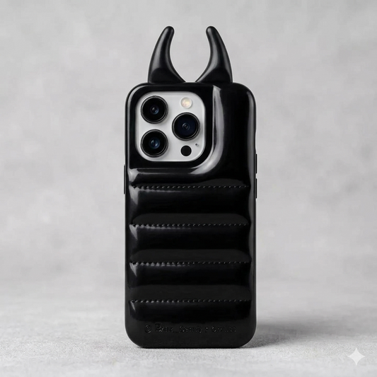 Luxury Devil Horn 3D Protective iPhone cover – Shockproof, Stylish & Unique Design