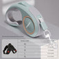 Retractable Dog Leash – 5M Durable Automatic Pet Lead with One-Touch Lock for Small & Medium Dogs and Cats