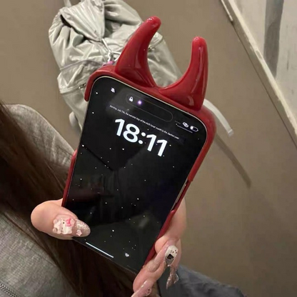 Luxury Devil Horn 3D Protective iPhone cover – Shockproof, Stylish & Unique Design