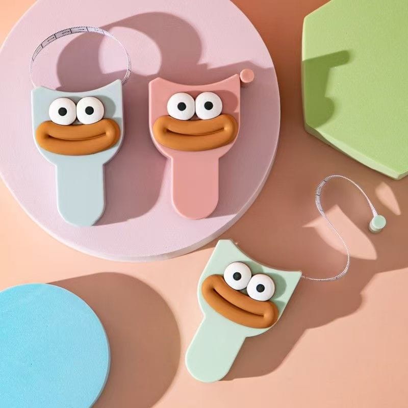 Automatic Measurement Tape for Kids | Cute Cartoon Body & Waist Measuring Tool | 150cm Double-Sided Soft Tape