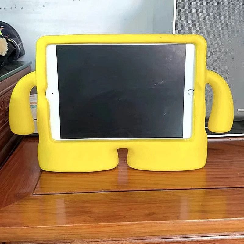 Kids Friendly Shockproof iPad Cover with Handle – Fits iPad 10th Gen, Air, Pro & Mini (Blue / Yellow / Green)