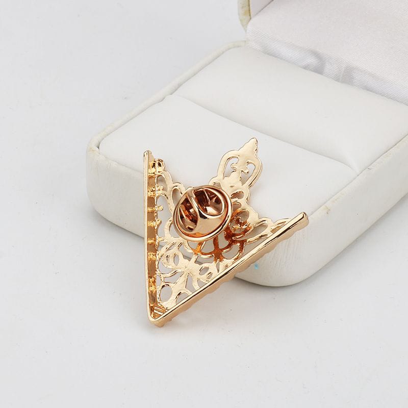 Vintage Metal Collar Tips – Retro Filigree Shirt Collar Clips for Men & Women