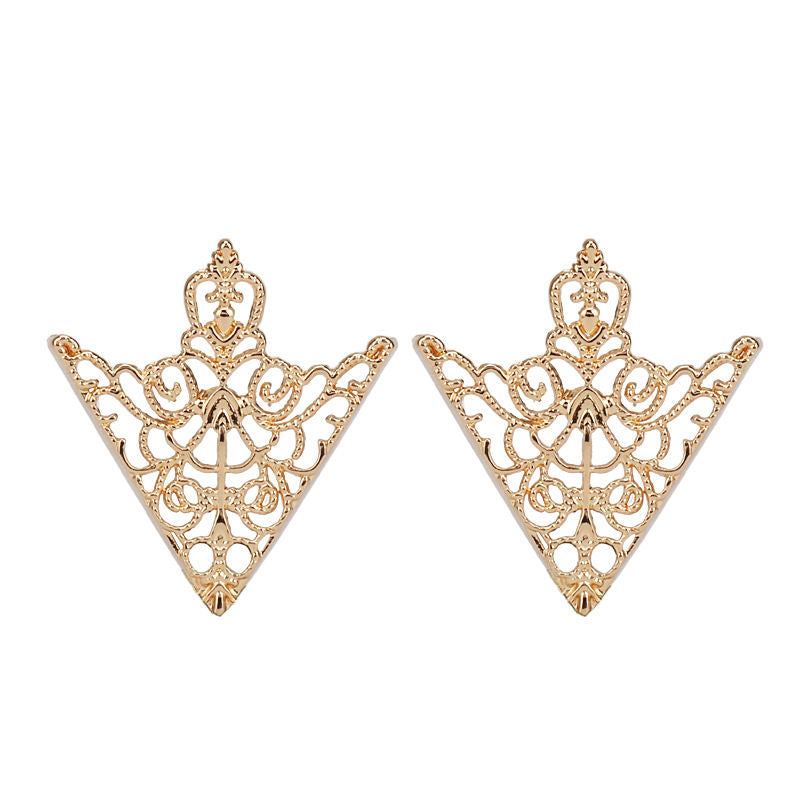 Vintage Metal Collar Tips – Retro Filigree Shirt Collar Clips for Men & Women