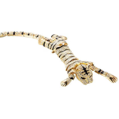 Luxury Tiger Crystal Brooch Pin – Rhinestone Animal Jewelry for Women & Men