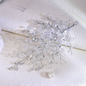 Crystal Branch Hair Accessory – Green, Red, Blue & Silver Elegant Bridal Hairpiece