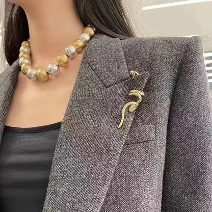 gold-metal-snake-brooch-pin