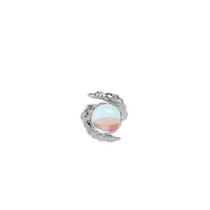 Silver Nail Armor with Free Size Adjustable Rings