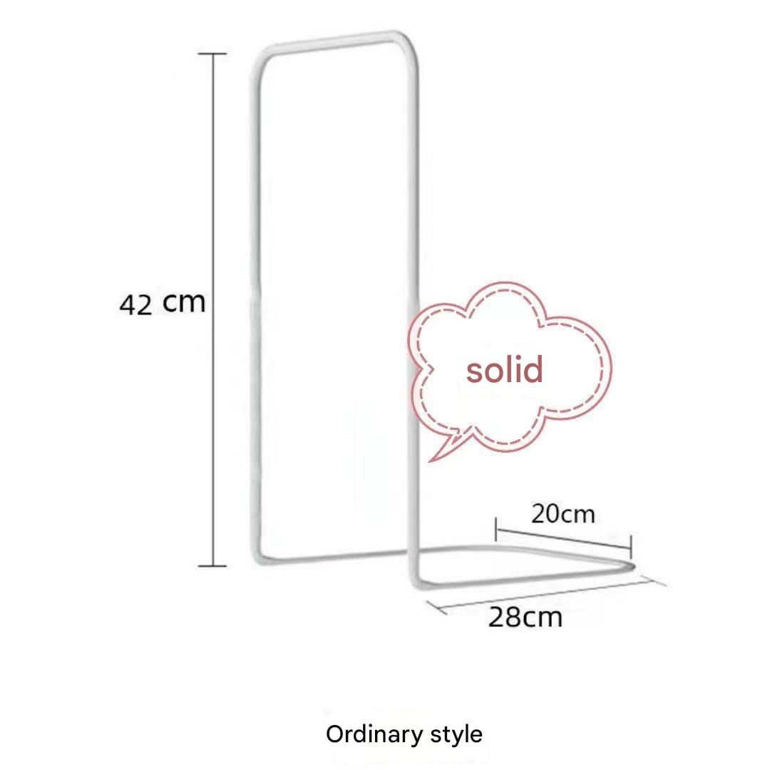 Baby Bed Safety Guard Rail – 1m x 35cm Flannel Bed Fence with Brackets (Powder Pink & Dark Blue) (2 Brackets)