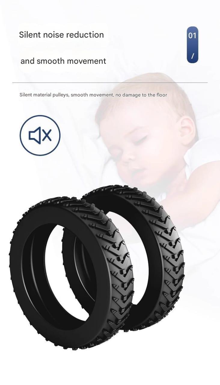 Suitcase Luggage Wheel Covers- Anti-Slip, Shockproof & Wear-Resistant Replacement Protectors