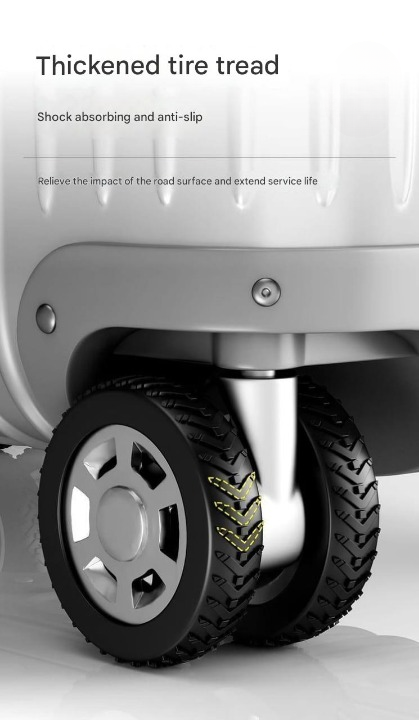 Suitcase Luggage Wheel Covers- Anti-Slip, Shockproof & Wear-Resistant Replacement Protectors