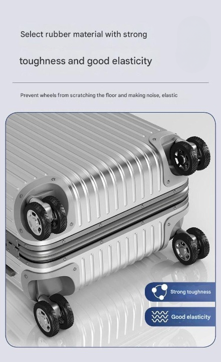 Suitcase Luggage Wheel Covers- Anti-Slip, Shockproof & Wear-Resistant Replacement Protectors
