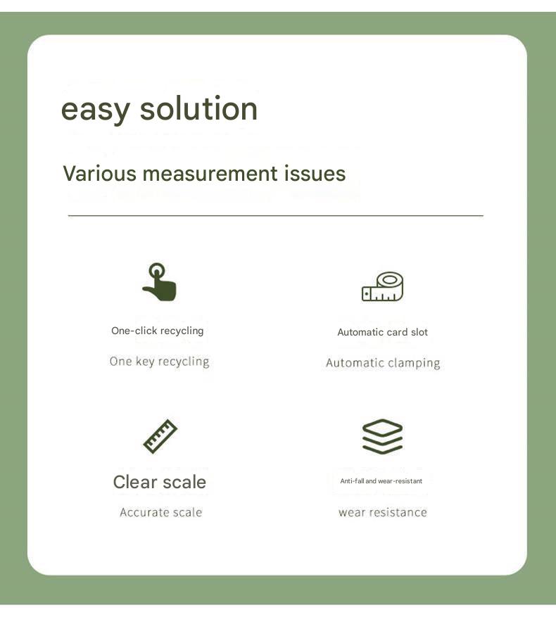 List of measurement issues with corresponding solutions on a white background.