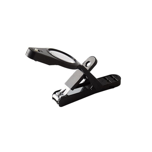 LED Nail Clippers with Magnifying Glass – Anti-Splash Nail Cutter for Kids, Elderly & Adults | Precision Manicure Tool
