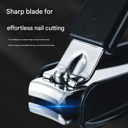 LED Nail Clippers with Magnifying Glass – Anti-Splash Nail Cutter for Kids, Elderly & Adults | Precision Manicure Tool