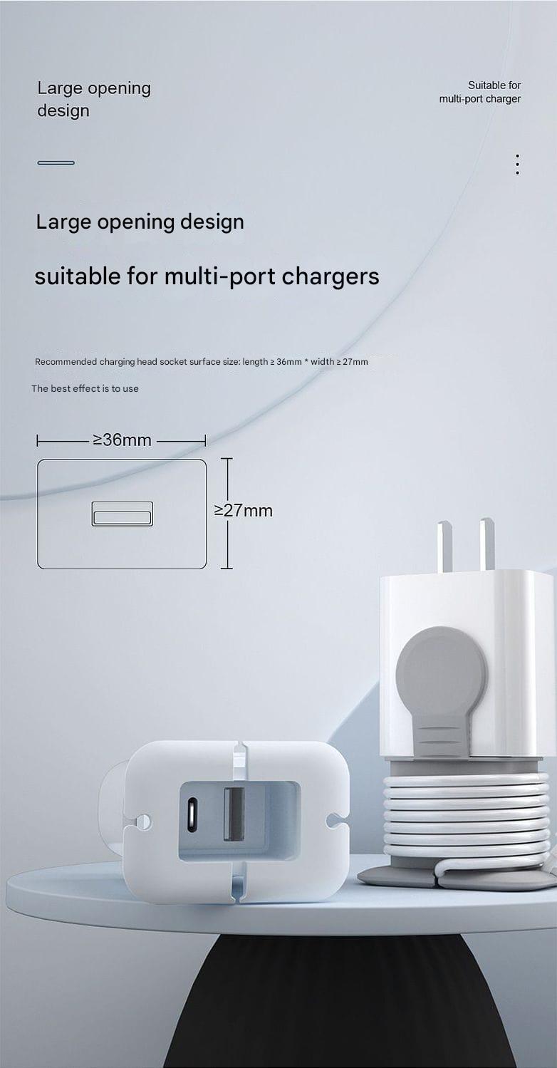 Charger Protector Case | Universal Silicone Charging Cable Organizer |
