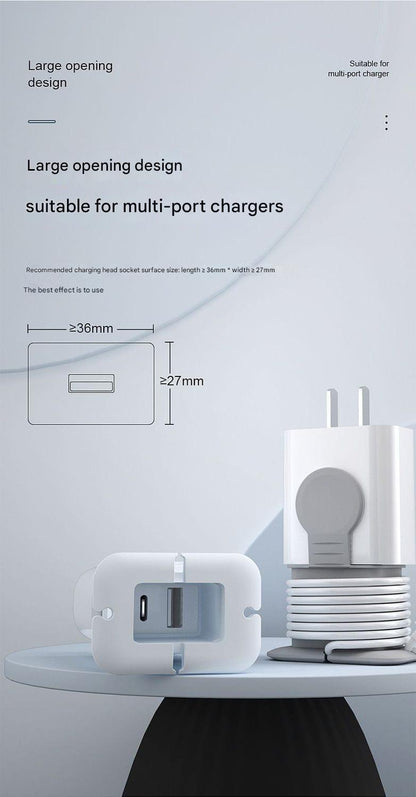 Charger Protector Case | Universal Silicone Charging Cable Organizer |